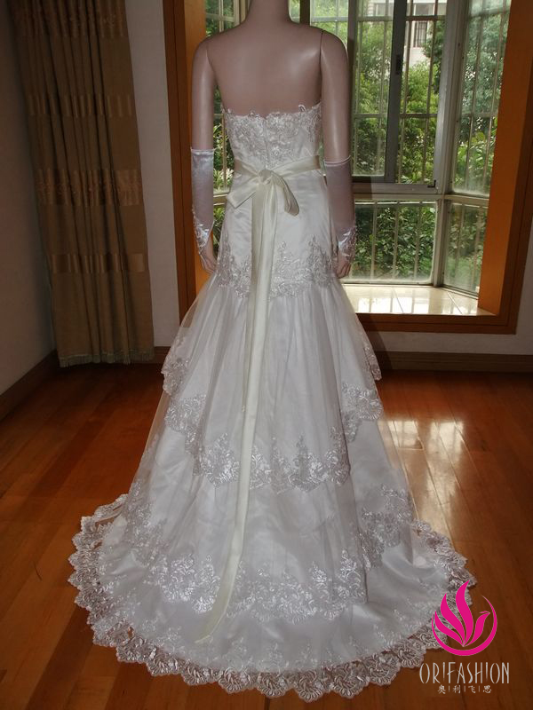 Orifashion HandmadeReal Custom Made Handmade Wedding Dress RC114